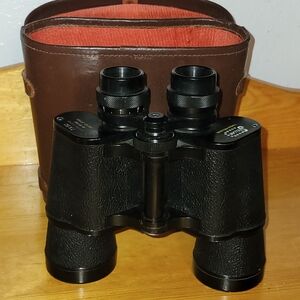 Vintage Stellar Binoculars with Brown Carry Case